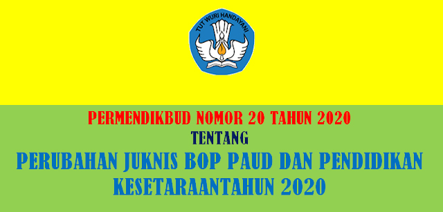 PERATURAN MENTERI PENDIDIKAN DAN KEBUDAYAAN REPUBLIK INDONESIA NOMOR 20 ...