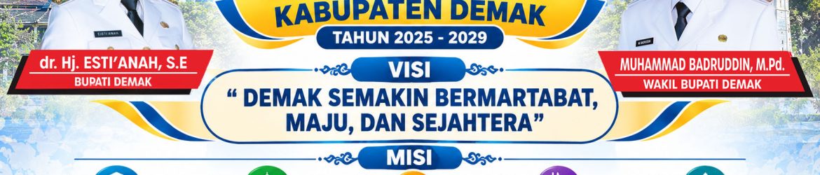 Visi&Misi Demak 2025 s.d. 2029